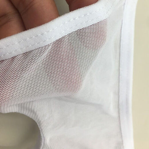 Sexy underwear for men with holes in the front and butt leaking in the back, sexy transparent underwear thong GAY sexy underwear, sexy, no need to take off, transparent, black