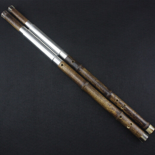 Sangluo Doppelrohr Bawu Yunnan Sangluo Zizhu Anfänger Spielen horizontaler Blaseninstrument C-Melodie G/(Rückhand) Rechte Hand lehnt nach oben