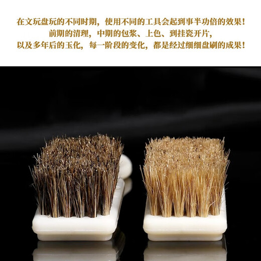 Jingji Wenwan Maintenance Tool Set Large Rudraksha Olive Walnut Bracelet Maintenance and Cleaning Brush Accessories Wenwan Maintenance 12-piece Set