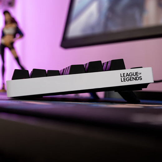 Logitech (G) Pro X Gaming Mechanical Keyboard GPX GAMING RVB Backlit Computer Chicken Compact 87-Key Wired Keyboard Pro Mechanical Keyboard KDA Limited Edition T-axis