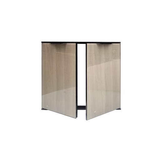 
Mai Yi framed cabinet door custom made tempered glass crystal steel door panel marble aluminum alloy stove custom kitchen cabinet door self-installation light gold 719 hidden edge model