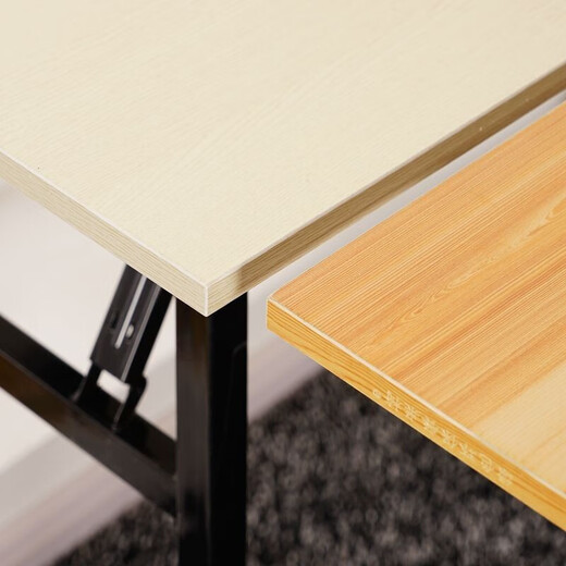
Xingkai (XINGKAI) [Specialized in Government and Enterprise] Folding table, computer table, outdoor long table, table, home desk, street stall table, BGZ673 White oak pattern single layer 100*60