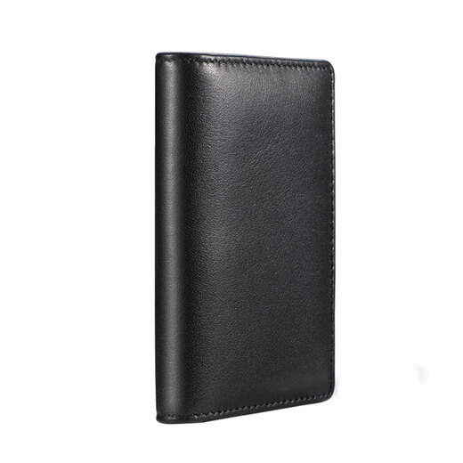 
Ianma first layer cowhide card bag business card holder for men and women business leather business card box Large capacity driver's license leather case card bag 98 black window position