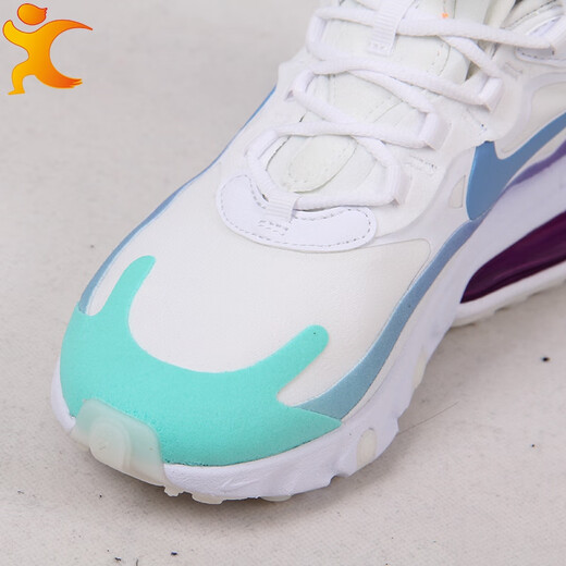 Nike (Nike) Chaussures pour femmes, New Air Max 270 Mesh Breatch Absor-Absorbing and Wear-Resistant Training Sports Chores, Air Cushion Running Chores AT6174-102 38