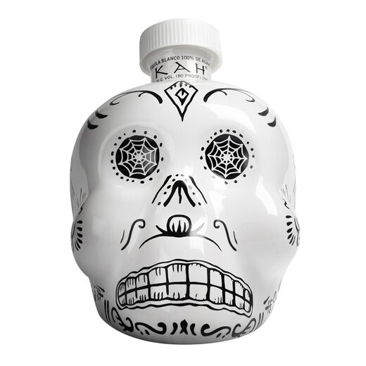 Soul Judge Foreign Liquor Original Imported Mexican Tequila Soul Judge KAH Skull Base Wine Soul Brew Painted Bottle Silver Tequila 700mL 1 Bottle