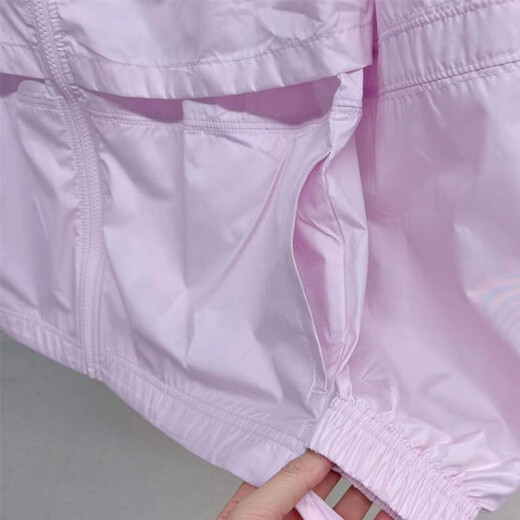 耐克（NIKE）女装秋季运动服梭织防风连帽运动夹克时尚休闲外套上衣DQ3353-010 DQ3353-695 S