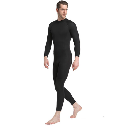 2019 Shark Bart 1.5mm thick material couple wetsuit winter one-piece jellyfish suit warm couple swimsuit men's and women's snorkeling suit men's XXL