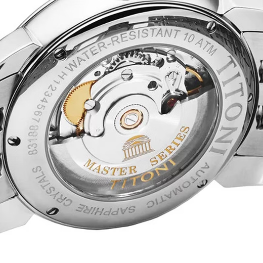 Plum Blossom (Titoni) Master Series Watch Men 83188-S-679/Blau