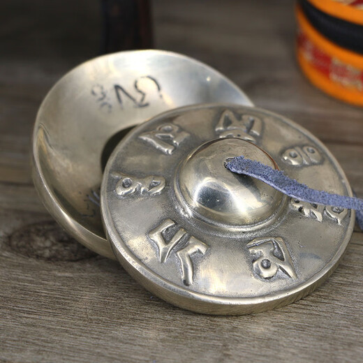 Beijing Yun Nepal handmade Dingxia pure copper bell percussion instrument unpopular national traditional musical instrument brass glossy style