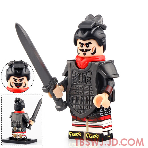 Fangcheng is compatible with small particle building blocks Ancient soldiers, Qin Shihuang's armor, military figures assembled children's toys XP653 Qin Wushen Generals 20 captains XP656 Qin Shihuang