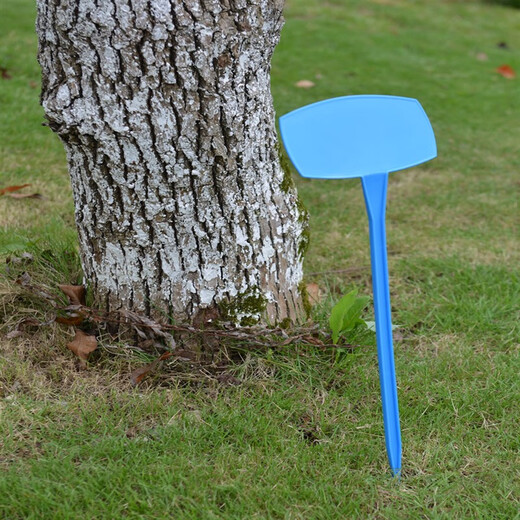 西普顿多种规格多种颜色塑料大号插地牌园艺标签园艺标识牌指示牌地插牌 面36cm白色10个