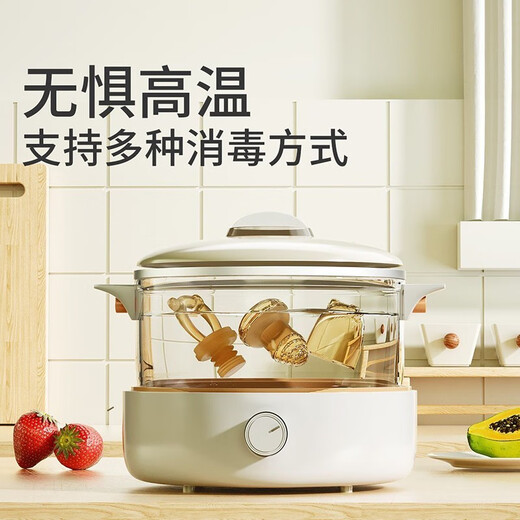 Qingyue (qingyue) bite and bite baby fruit feeding device pacifier silicone baby fruit and vegetable puree bite bag play teether automatic push S type (4+ months)