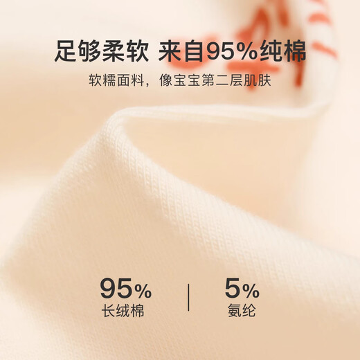 尼多熊儿童内裤女童棉质四角内裤小女孩平角中小童短裤不夹pp TB1381+TB1383（40支） 4条 110 【建议体重18-25斤】