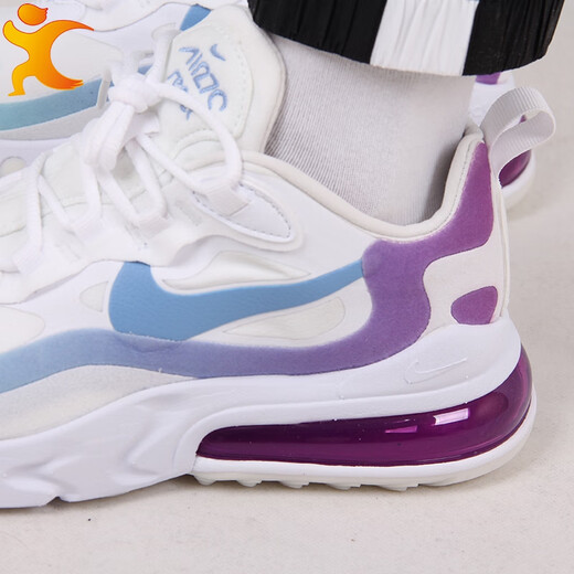Nike (Nike) Chaussures pour femmes, New Air Max 270 Mesh Breatch Absor-Absorbing and Wear-Resistant Training Sports Chores, Air Cushion Running Chores AT6174-102 38