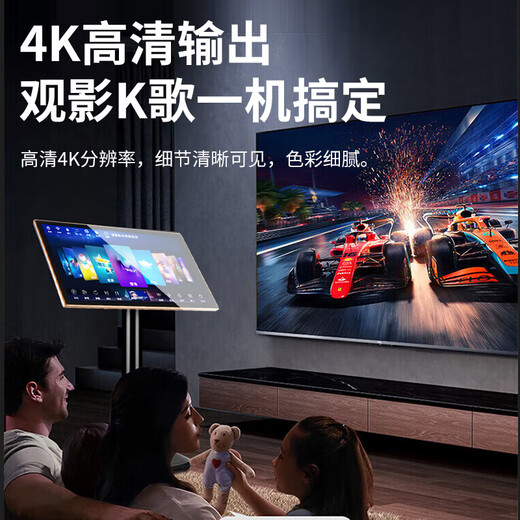 
HYUNDAI Modern 2025 high-end home theater ktv audio set computer TV projector living room home k song sing machine kraak full set of professional amplifier speaker equipment audio + amplifier + H-500