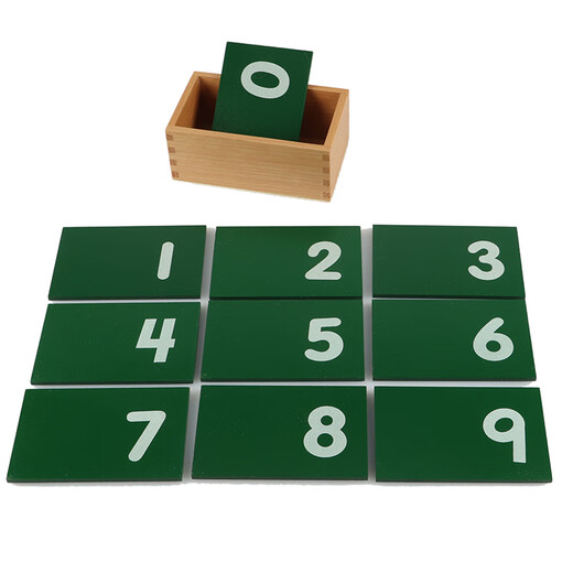 CANSMARTER Huile Монтессори Учебные пособия по математике 0-9 Песочная доска с цифрами Монтессори Песочная доска с цифрами Детская игрушка для раннего развития 0-9 Песочная доска с цифрами (Профессиональное издание)