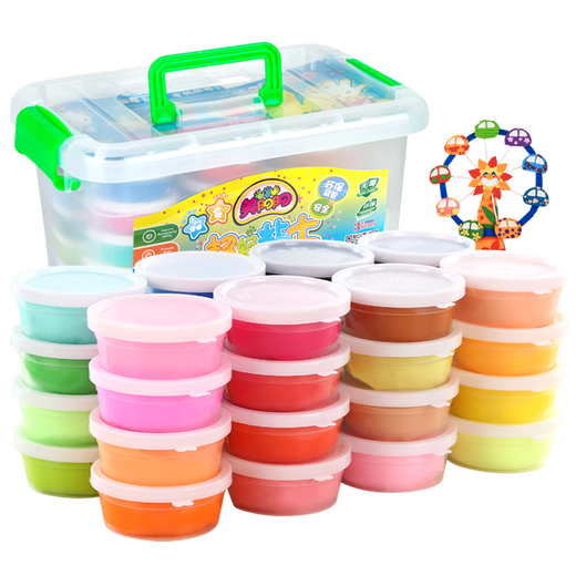 [70% nuevo] Meiyang Yang Ultra Light Clay 36 Color Plasthine Colorido espacio de barro Moda de nieve Juego de arena de arcilla Juguetes para niños al por mayor