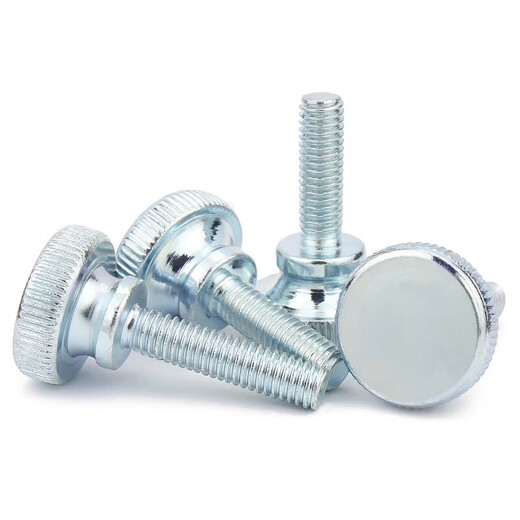Gold super high head knurled hand screw GB834 step screw double-layer large head adjustment bolt M3M4M5M6M8 M4*10 (10 pieces)