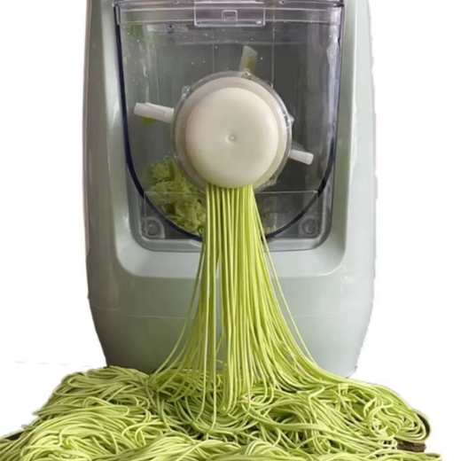 Kitchen crown noodle machine eighth generation household fully automatic multi-functional noodle pressing and noodle making dumpling wrapper eighth generation goose feather white + 19-piece set noodle machine with noodle awakening function