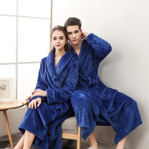 Fin de l'année, peignoir épaissi, pyjamas Velvet Beibei pour hommes et femmes, Yukata 1506 Gray Men 3XL de Flannel étendu et plus grand, 140-200jin [Jin équivaut à 0,5 kg]]]