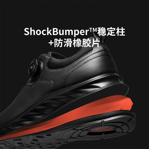 Qimian (QIMIAN) Jinyiwei sweat-free and dry business casual sports leather shoes for men's trendy cowhide leather versatile fashion commuting shoes Uni719U01 black 40