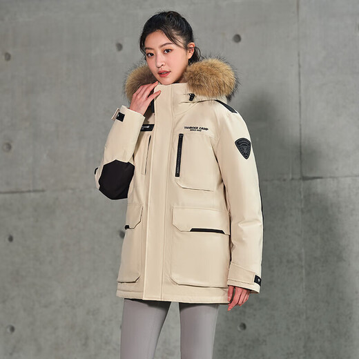 Tambor down jacket for men and women, short fur collar parka thickened warm jacket TF236579 Luoying meters 160