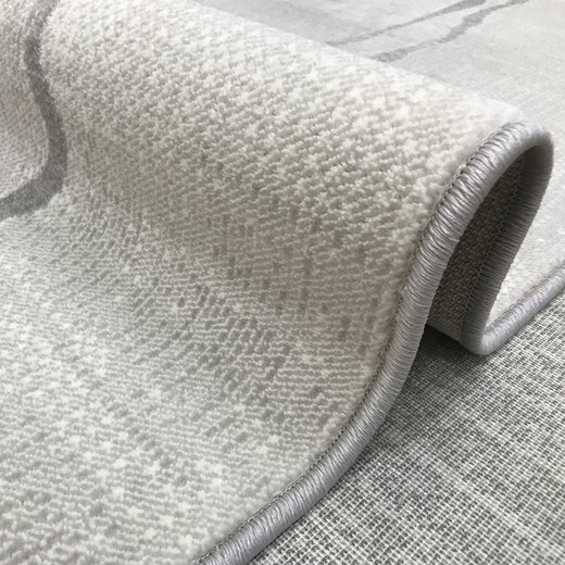 Dongsheng (Dong Sheng) Dongsheng Teppich Eingangstür Einfacher Eingangstür Leicht Luxus High-End Custom Balkon Schlafzimmer Wohnzimmer Eingangskorridor 3923 Hellgrau Custom 200x100 cm