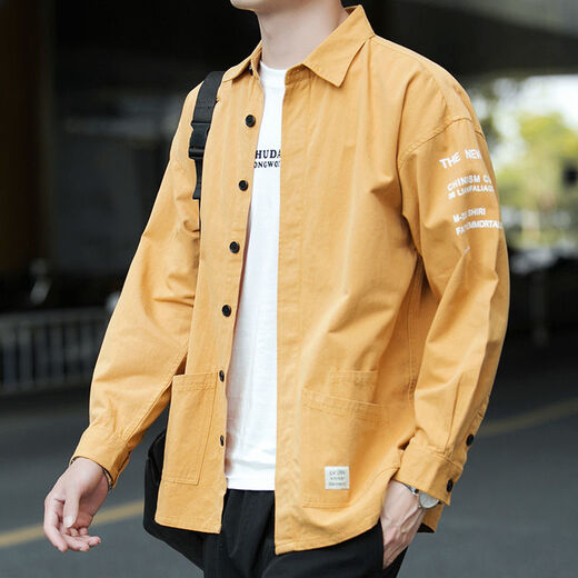 xcfreht plus velvet spring and autumn style men's long-sleeved shirt casual loose version iron-free Hong Kong style business shirt men's jacket long-sleeved 9922 models (dark gray) M 100Jin[Jin equals 0.5 kg]-120Jin[Jin equals 0.5 kg]