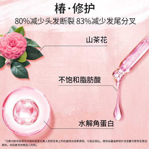 丝蕴（syoss）洗发水山茶油滋养修护洗发露680ml修护受损抚平毛躁无硅油洗头膏