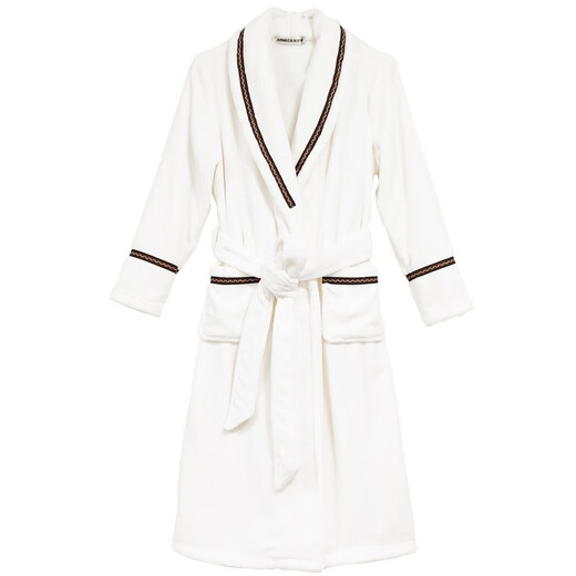 Schöne Flanell -Nachthemd Damen Paar Pyjamas Herbst und Winterkorallen Velvet Bademantel Sty