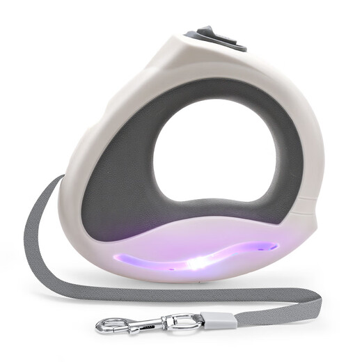 Huayuan Pet Tools (hoopet) dog lighting traction rope, automatic retractable dog walking rope, explosion-proof chain rope, dog leash, medium and small dog walking supplies, super new product, retractable traction rope with light