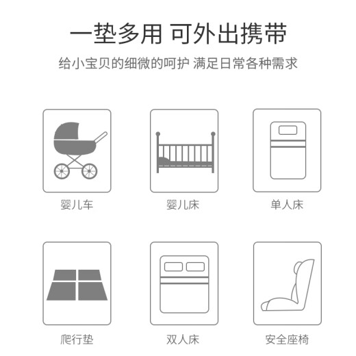 LNGA LANDGRE婴儿隔尿垫可洗棉麻大号防水透气春夏四季新生儿宝宝经期小床垫 布里纳森林绿条纹隔尿垫 M(60*80cm)
