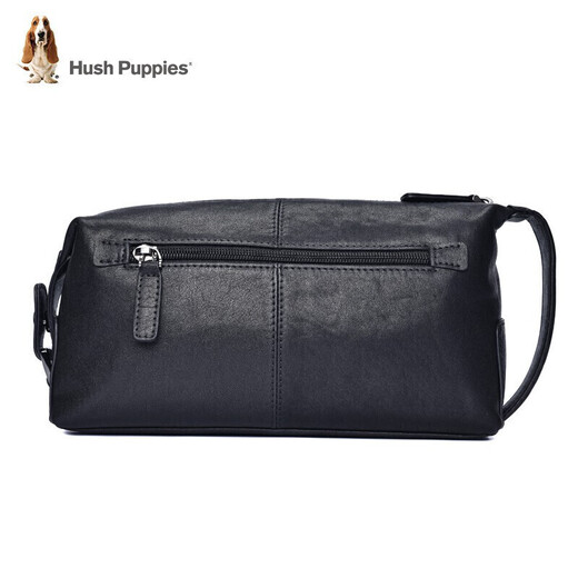 Hush Puppies handbag for men's retro hand grab bag vegetable tanned leather men's bag large capacity to give boyfriend birthday gift
