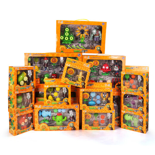 Pflanzen vs. Zombies Pflanzen gegen Zombies können Kinderspielzeug für Jungengiganten Zombies Ice Pea Shooter Puppe 686-8 Kohlwerfer (Hardkleber) starten