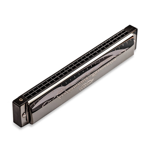 Swan SWAN 24-hole polyphonic harmonica in C key (phoneme marking) black