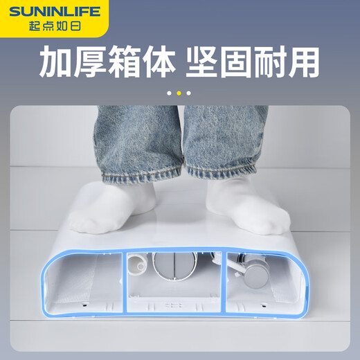 QIDIANRURI water tank toilet flush tank toilet squat toilet water tank bathroom large capacity toilet water tank set Zhenxiang high water distribution accessories + reinforced main body