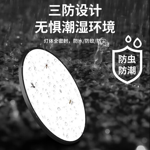 Fanyao infrared human body sensor lamp ultra-thin three-proof ceiling-mounted lamp stair aisle corridor corridor light smart lamp 48W-human body sensor