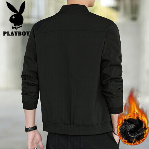 Playboy (PLAYBOY) jacket men's coat men's winter assault tops casual trendy slim baseball uniform