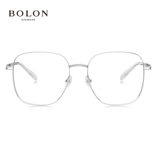 BOLON Tyrannosaurus myopia glasses new product Wang Hedi same optical glasses metal frame BJ7351 B90-Silver single frame