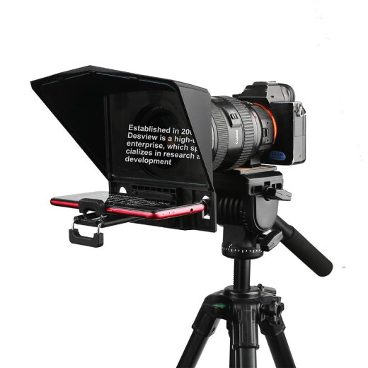 Besview T2丨T3丨T12 Mobile Live Teleprompter Portable Small Large Screen Display SLR Camera Line Subtitles Speech Inscription Device Broadcast Hosting Equipment Teleprompter T2 Standard [Free Remote Control + Desktop Tripod]