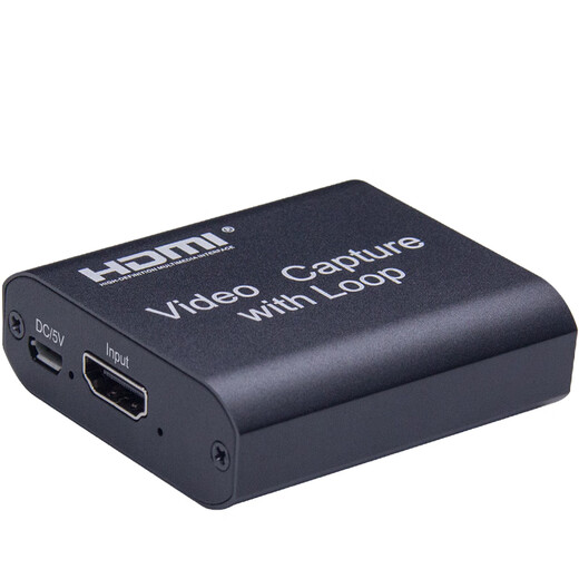 Gleiche 3D -HDMI -Akquisitionskarte USB -Audio- und Videobild -Aufnahmebeld PS5/Switch Game Network Live Micro SLR -Kamera Kamera Dingding Tencent Videokonferenz T5009 HDMI -Akquisitionskarte USB2.0HDMI Loop Out Out Out