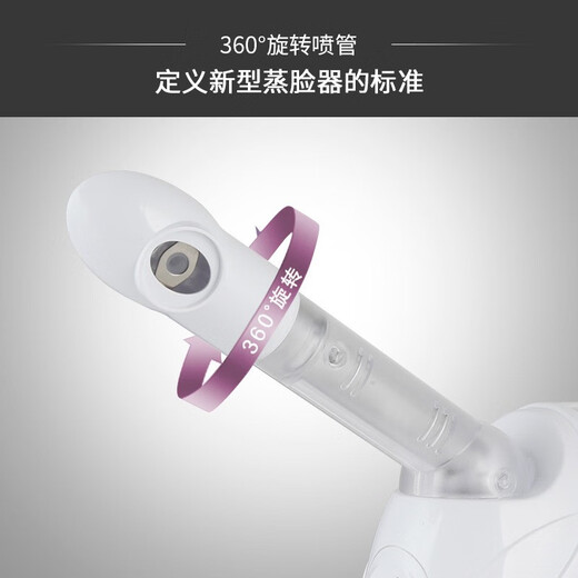 金稻热喷蒸脸器纳米喷雾补水仪家用打开毛孔喷雾仪可放中草药包礼物品 K33S白色(热喷)