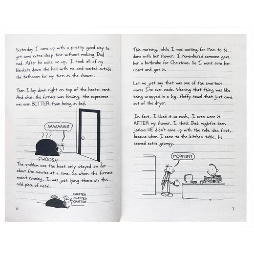 英文原版 小屁孩日记3 Diary of a Wimpy Kid 3: The Last Straw 英文分级阅读章节书桥梁书  9-12岁  课外阅读