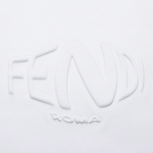 女装 芬迪 FENDI 女士棉质圆领短袖T恤 FS7375 AG78 F0ZNM 白色 M