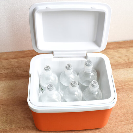 Ice-transmitting blood specimens transport box reagents medicine insulin vaccine clinical experience refrigerator insulated box 9738 blue 13L pack 5 ice bags