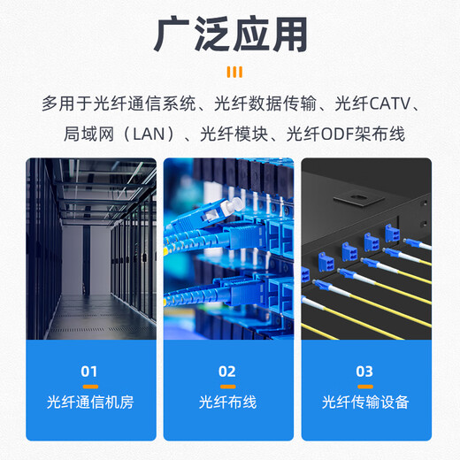 山泽(SAMZHE)光纤适配器 电信级LC-LC双工耦合器 LC接口法兰盘光纤配器延长对接头转接器GLL-22