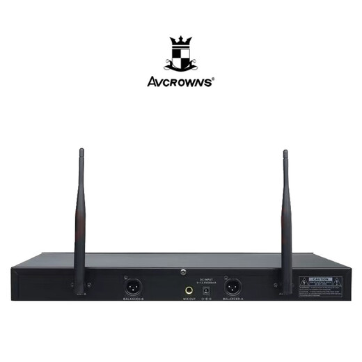 Avcrowns Crown AC-826 Reunión de uno a dos Reuniones de la solapa de la cabeza Micrófono inalámbrico Reunión de alta gama al aire libre AC-826 Clip de solapa doble