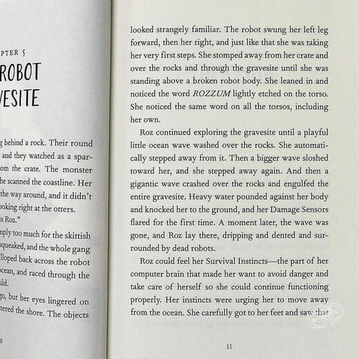 荒岛机器人1 英文原版 The Wild Robot 凯迪克奖插画师作品 Peter Brown