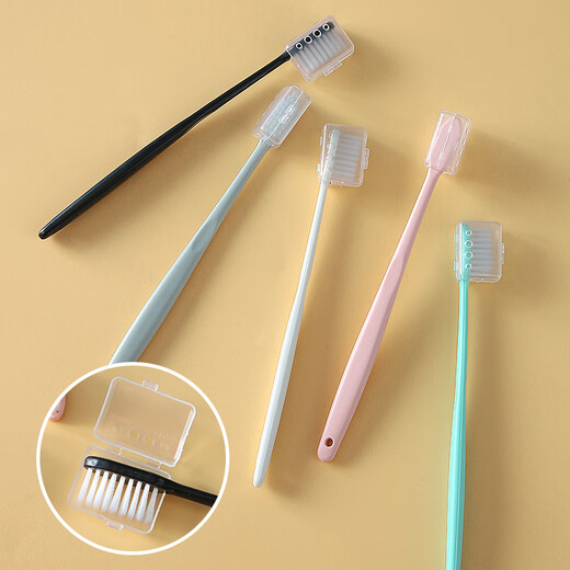 JEBIS Toothbrush Set 10-pack Adult Family Furnishing Home Hospitality Toothbrush Soft-bristled Disposable Toothbrush