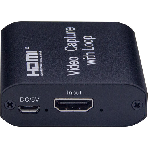 Gleiche 3D -HDMI -Akquisitionskarte USB -Audio- und Videobild -Aufnahmebeld PS5/Switch Game Network Live Micro SLR -Kamera Kamera Dingding Tencent Videokonferenz T5009 HDMI -Akquisitionskarte USB2.0HDMI Loop Out Out Out